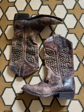 Frye Billy Hammered Stud Boots